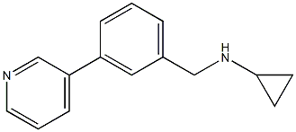 (1R)CYCLOPROPYL(3-(3-PYRIDYL)PHENYL)METHYLAMINE 结构式