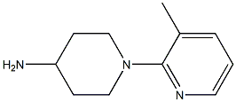 1-(3-甲基吡啶)哌啶胺 结构式