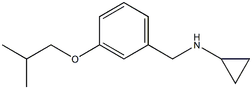 (1S)CYCLOPROPYL[3-(2-METHYLPROPOXY)PHENYL]METHYLAMINE 结构式