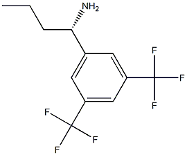 (1S)-1-[3,5-BIS(TRIFLUOROMETHYL)PHENYL]BUTYLAMINE 结构式