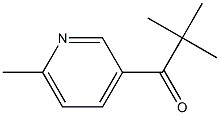 3-(2,2-DIMETHYLPROPIONYL)-6-METHYL-PYRIDINE 结构式