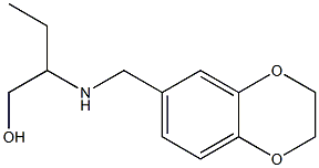 2-((2,3-DIHYDRO-1,4-BENZODIOXIN-6-YLMETHYL)AMINO)BUTAN-1-OL 结构式