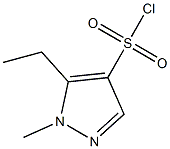 5-Ethyl-1-methyl-1H-pyrazole-4-sulfonyl chloride 结构式