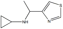 CYCLOPROPYL-(1-THIAZOL-4-YL-ETHYL)-AMINE 结构式