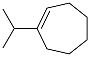 1-iso-Propylcycloheptene 结构式