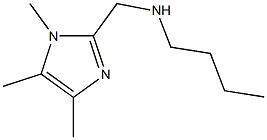 BUTYL-(1,4,5-TRIMETHYL-1H-IMIDAZOL-2-YLMETHYL)-AMINE 结构式