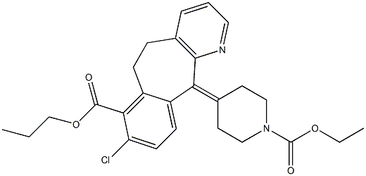 CARBOPROPOXY LORATADINE 结构式