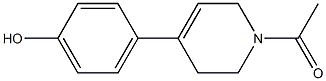 4-(1-Acetyl-1,2,3,6-tetrahydropyridin-4-yl)phenol 结构式