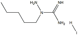 N-氨基-N'-戊基胍氢碘酸盐 结构式