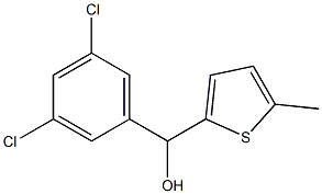 3,5-DICHLOROPHENYL-(5-METHYL-2-THIENYL)METHANOL 结构式