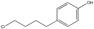 4-(4-Hydroxyphenyl) butyl chloride 结构式