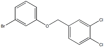 3-BROMOPHENYL-(3,4-DICHLOROBENZYL)ETHER 结构式