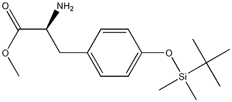 METHYL (2S)-2-AMINO-3-[4-(1,1,2,2-TETRAMETHYL-1-SILAPROPOXY)PHENYL]PROPANOATE 结构式