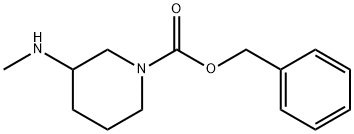 3-METHYLAMINO-PIPERIDINE-1-CARBOXYLIC ACID BENZYL ESTER 结构式