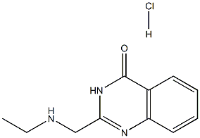 2-[(ETHYLAMINO)METHYL]QUINAZOLIN-4(3H)-ONE HYDROCHLORIDE 结构式