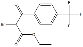 ETHYL 2-BROMO-3-(4-TRIFLUOROMETHYLPHENYL)-3-OXO-PROPANOATE 结构式