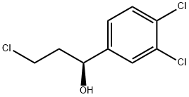 (S)-3-氯-1-(3,4-二氯苯基)丙-1-醇 结构式