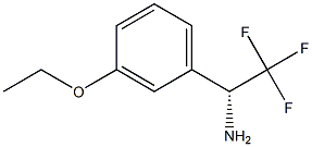 (1R)-1-(3-Ethoxyphenyl)-2,2,2-trifluoroethylamine 结构式