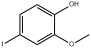 4-碘-2-甲氧基苯酚 结构式