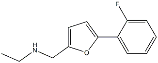 N-((5-(2-FLUOROPHENYL)-2-FURYL)METHYL)ETHANAMINE 结构式