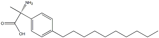 (2R)-2-AMINO-2-(4-DECYLPHENYL)PROPANOIC ACID 结构式