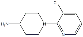 1-(3-氯吡啶)哌啶胺 结构式