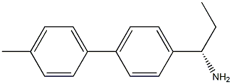 (1S)-1-[4-(4-METHYLPHENYL)PHENYL]PROPYLAMINE 结构式