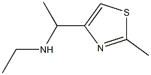 Ethyl-[1-(2-methyl-thiazol-4-yl)-ethyl]-amine 结构式