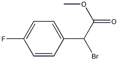 溴(4-氟苯基)乙酸甲酯 结构式