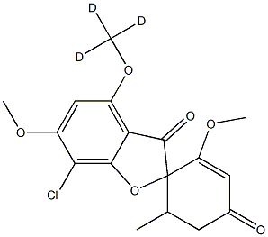 GRISEOFULVIN-D3 结构式
