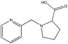 1-(PYRIDIN-2-YLMETHYL)PYRROLIDINE-2-CARBOXYLIC ACID 结构式