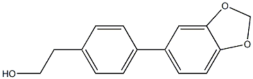 4-[3,4-(METHYLENEDIOXY)PHENYL]PHENETHYL ALCOHOL 结构式