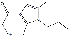 1-(2,5-DIMETHYL-1-PROPYL-1H-PYRROL-3-YL)-2-HYDROXYETHANONE 结构式