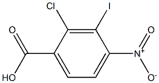 2-CHLORO-3-IODO-4-NITRO-BENZOIC ACID 结构式