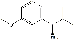 (1R)-1-(3-METHOXYPHENYL)-2-METHYLPROPYLAMINE 结构式