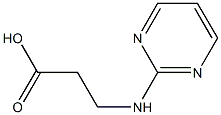 3-(PYRIMIDIN-2-YLAMINO)PROPANOIC ACID 结构式