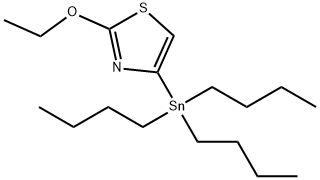 2-乙氧基-4-(三正丁基锡)噻唑 结构式