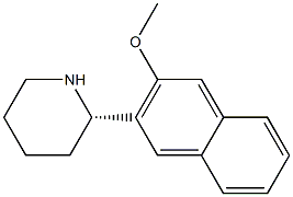 (S)-2-(3-METHOXYNAPHTHALEN-2-YL)PIPERIDINE 结构式