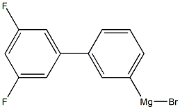 3-(3,5-DIFLUOROPHENYL)PHENYLMAGNESIUM BROMIDE 结构式
