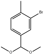 3-BROMO-4-METHYLBENZALDEHYDE DIMETHYL ACETAL 结构式