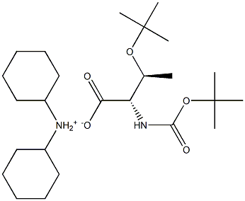 BOC-ALLO-THR(TBU)-OH DCHA 结构式