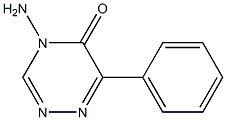 4-AMINO-6-PHENYL-1,2,4-TRIAZIN-5-ONE 结构式