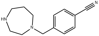 4-(1,4-DIAZEPAN-1-YLMETHYL)BENZONITRILE 结构式