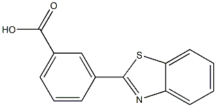 3-(1,3-Benzothiazol-2-yl)benzoic acid 结构式
