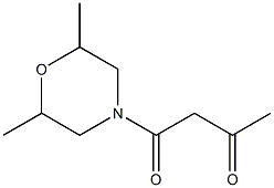 4-(2,6-DIMETHYLMORPHOLIN-4-YL)-4-OXOBUTAN-2-ONE 结构式