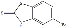 5-BROMO-3H-BENZOTHIAZOLE-2-THIONE 结构式