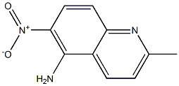 2-METHYL-6-NITROQUINOLIN-5-AMINE 结构式