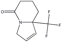 3,7,8,8A-TETRAHYDRO-8A-TRIFLUOROMETHYL-5(6H)-INDOLIZINONE 结构式