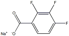 SODIUM 2,3,4-TRIFLUOROBENZOATE 结构式