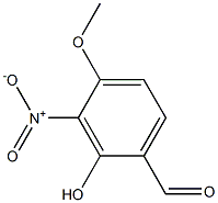 2-HYDROXY-4-METHOXY-3-NITRO-BENZALDEHYDE 结构式